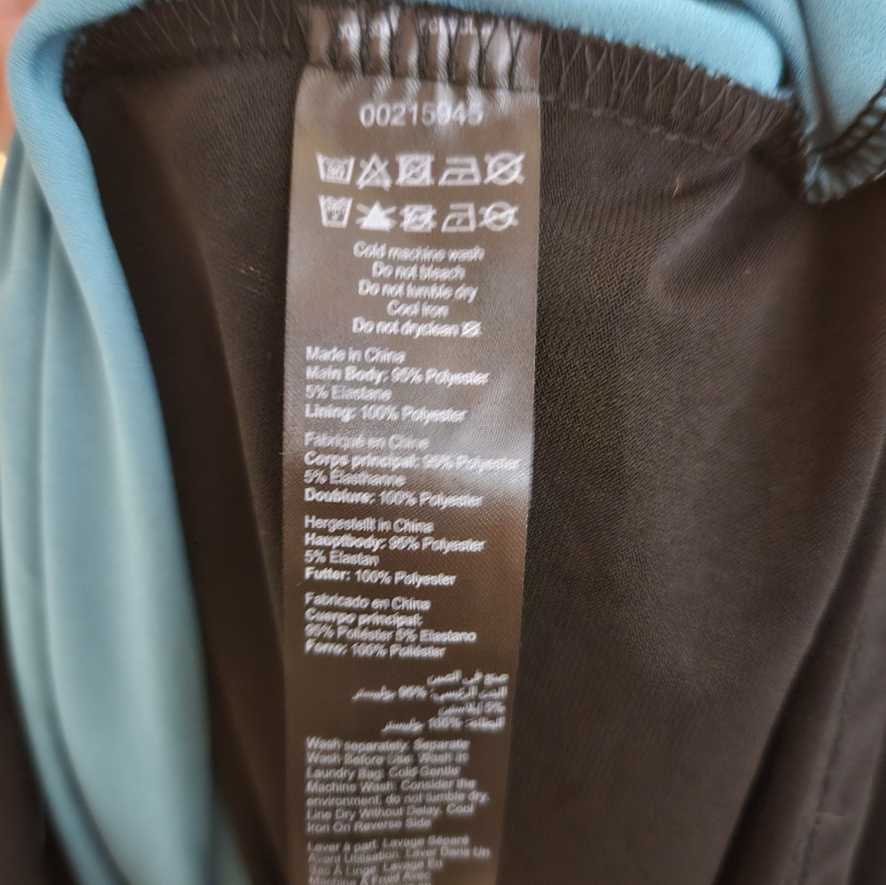Avenue Women's Size 3x Black Shirt Tunic with Blue Trim - Picture 13 of 13